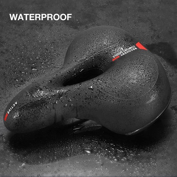 Oversized Bike Seat Cushion Comfort Memory Foam Padded Universal Fit Bicycle - Picture 6 of 9